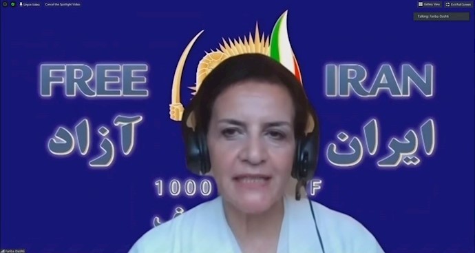 Fariba Dashti, representative of the Association of Iranian Physicians in Sweden