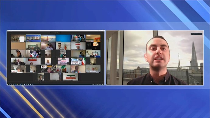 MEK supporter Sina Adhami - United Kingdom