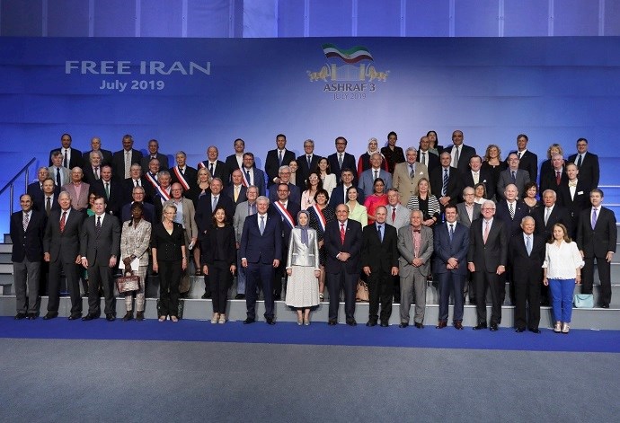 Political dignitaries and elected representatives from 47 countries, at the Iranian Resistance’s annual gathering at Ashraf 3 – July 12, 2019 Political dignitaries and elected representatives from 47 countries, at the Iranian Resistance’s annual gathering at Ashraf 3 – July 12, 2019