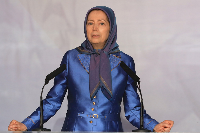 Maryam Rajavi, President-elect of the National Council of Resistance of Iran (NCRI), at an international online conference titled “Call for Justice”—The 1988 massacre, A Crime Against Humanity - Ashraf 3, Albania - July 19, 2020 Maryam Rajavi, President-elect of the National Council of Resistance of Iran (NCRI), at an international online conference titled “Call for Justice”—The 1988 massacre, A Crime Against Humanity - Ashraf 3, Albania - July 19, 2020