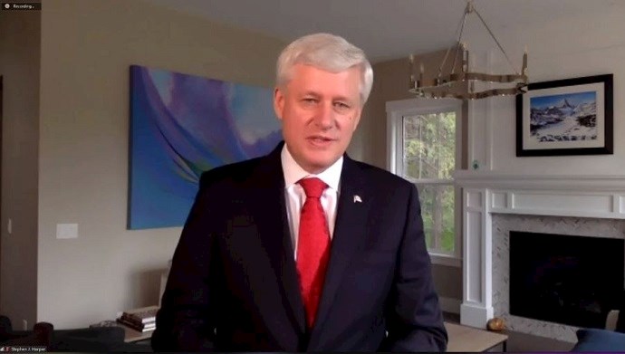 Former Canadian Prime Minister Stephen Harper