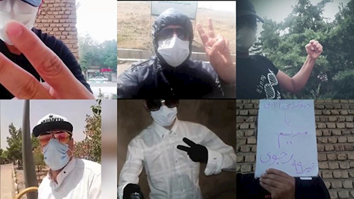 MEK supporters and Resistance Units express their solidarity with the Free Iran Global Summit- July 15, 2020