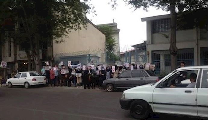Nurses protest in Gilan province