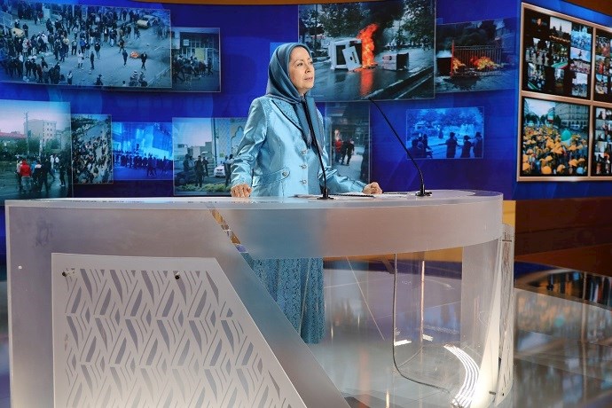 Maryam Rajavi, the President-elect of the National Council of Resistance of Iran (NCRI) – Online Free Iran Global Summit 2020 – Ashraf 3, Albania – July 2020. Maryam Rajavi, the President-elect of the National Council of Resistance of Iran (NCRI) – Online Free Iran Global Summit 2020 – Ashraf 3, Albania – July 2020.