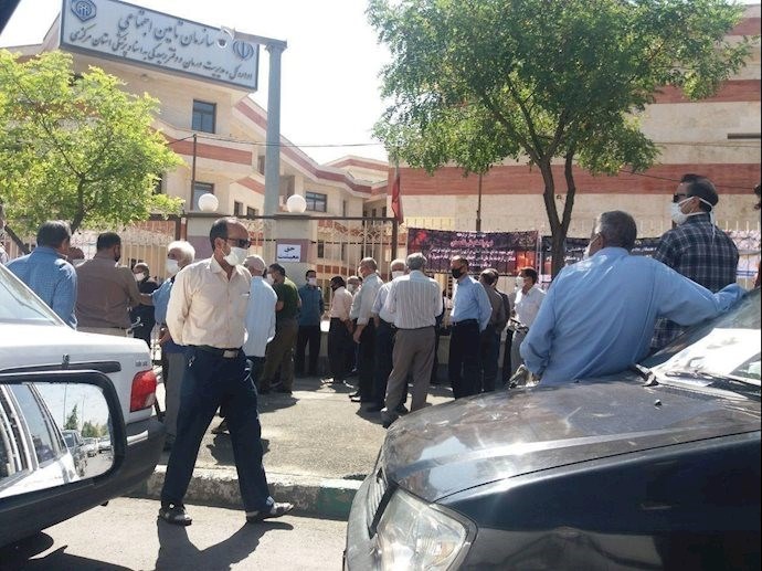rally in the city of Arak in Markazi (Central) province rally in the city of Arak in Markazi (Central) province