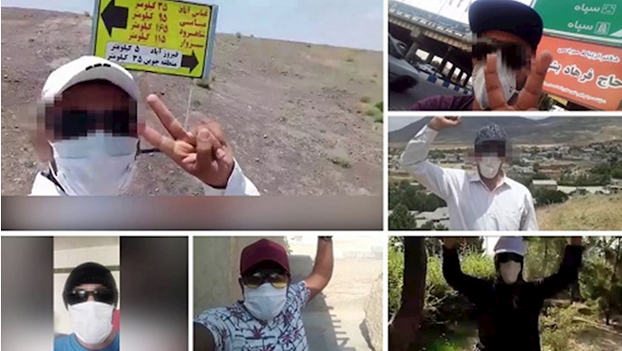 MEK supporters and Resistance Units express their solidarity with the Free Iran Global Summit- July 20, 2020