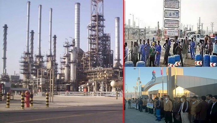 Protests by workers of Parsian Mehr refinery Protests by workers of Parsian Mehr refinery