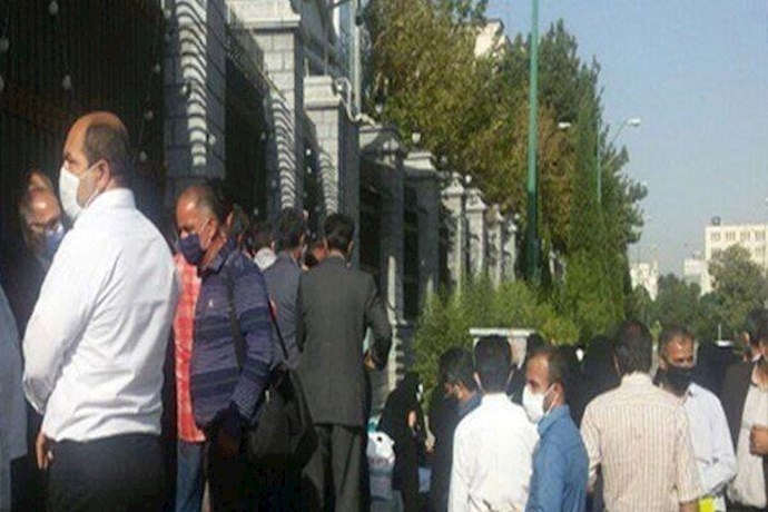 Protests by contract workers of the Rural Telecommunications Company