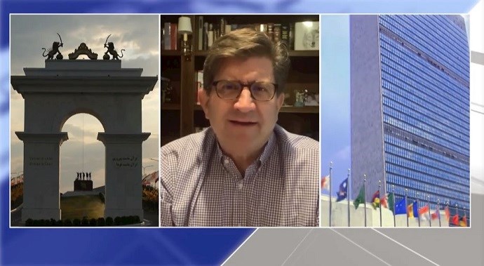 Brad Schneider, member of the U.S. House of Representatives, at an online event calling for international support for a free Iran, imposing sanctions targeting the regime & holding the mullahs accountable for their ongoing crimes—September 18, 2020