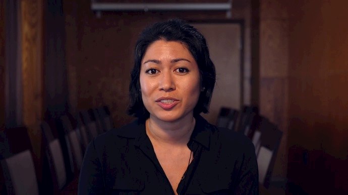 Hanifeh Khayeri, Researcher, Iran Human Rights Foundation from Sweden, and a supporter of the MEK. Her mother was killed by the Iranian regime while she was four years old. 