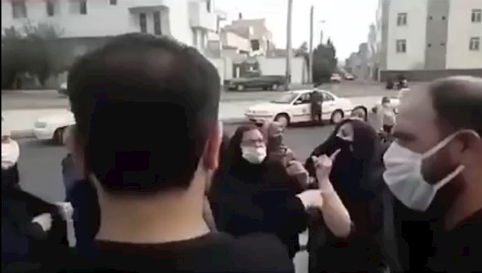 Parents protest in Semnan, east of Tehran, Iran—September 7, 2020