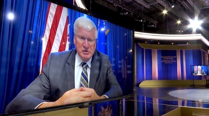 Glenn Grothman, member of the U.S. House of Representatives, at an online event calling for international support for a free Iran, imposing sanctions targeting the regime & holding the mullahs accountable for their ongoing crimes—September 18, 2020