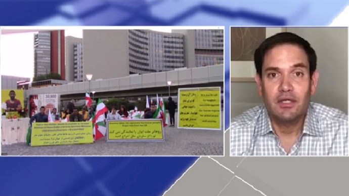 U.S. Senator Marco Rubio at an online event calling for international support for a free Iran, imposing sanctions targeting the regime & holding the mullahs accountable for their ongoing crimes—September 18, 2020