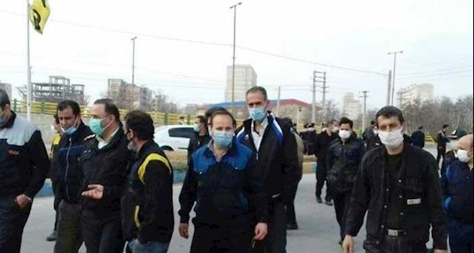 Protest rally by workers of HEPCO company