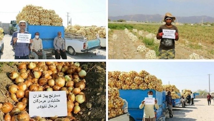 Strikes by farmers in Hormozgan