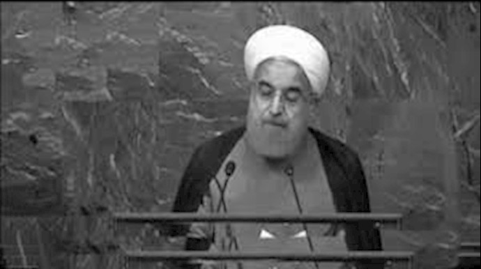  'Iranian regime President Hassan Rouhani at the United Nations General Assembly – New York, U.S. – September 25, 2019'