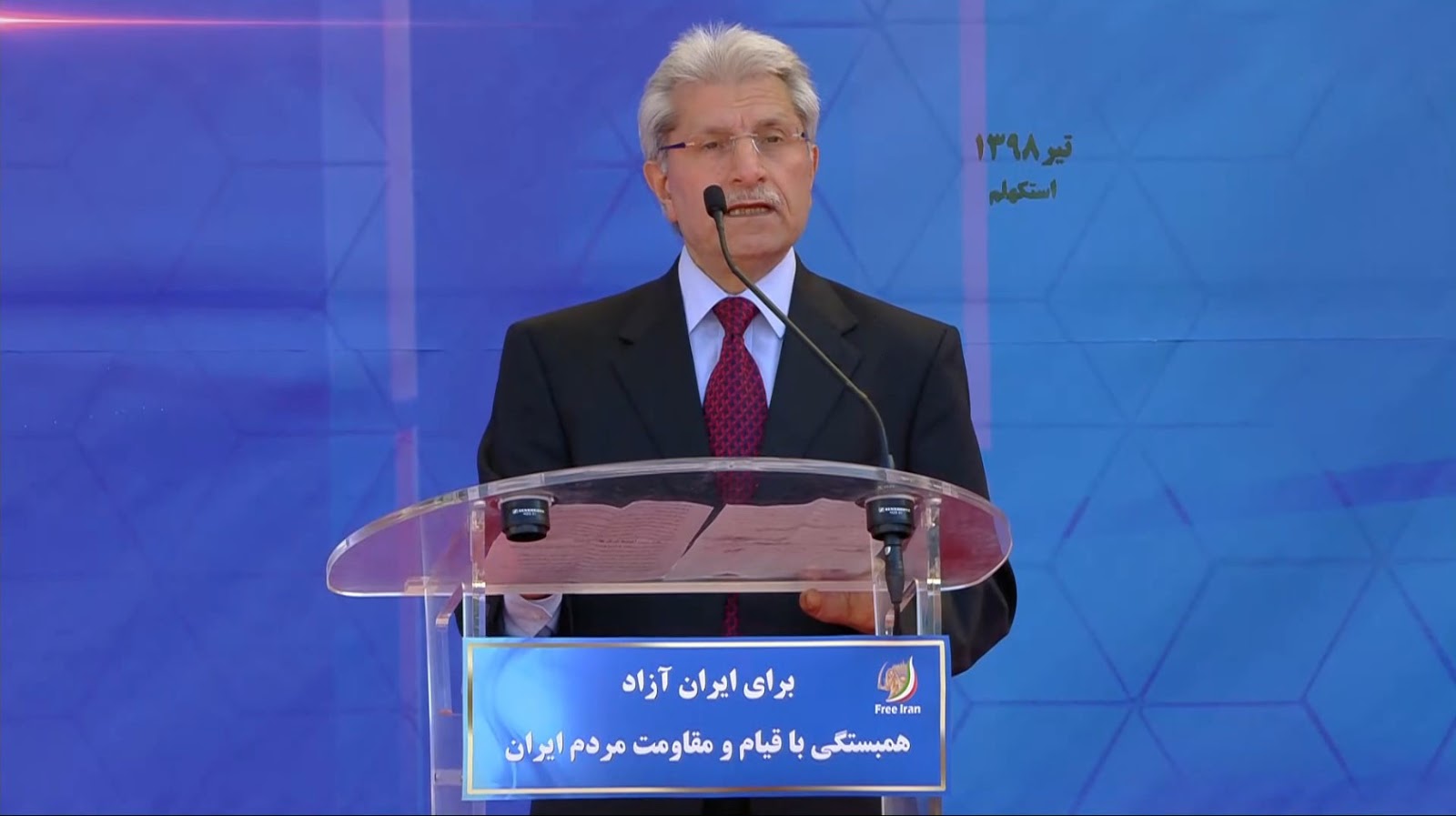 NCRI member Mohammad Ali Tohidi in Nordic countries